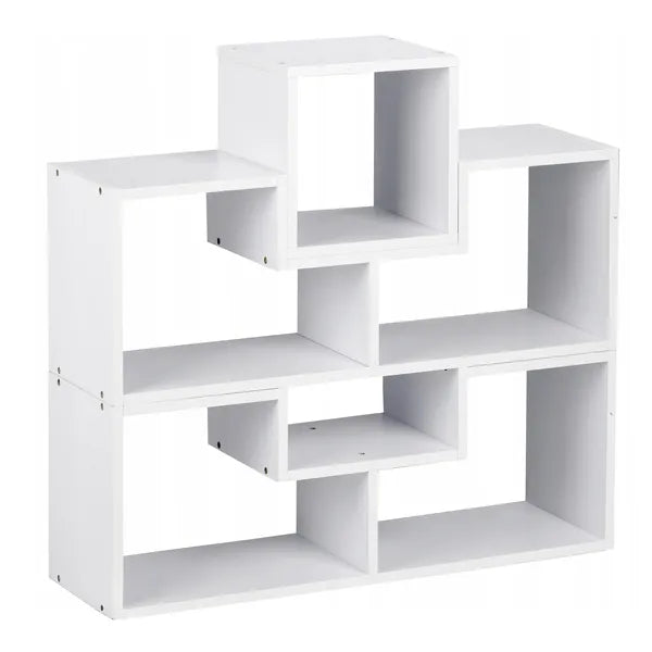 ModernHome moduláris 3 részes fehér polcos szekrény forgácslapból 63×24,5×80 cm