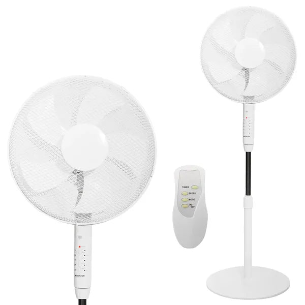 Álló ventilátor 45 W, 40 cm, 3 sebesség, 3 mód, időzítő 7,5 h, távirányító
