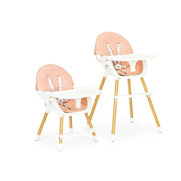 Ecotoys 2 az 1-ben állítható etetőszék, 6–36 hó, 5 pontos öv, 20 kg