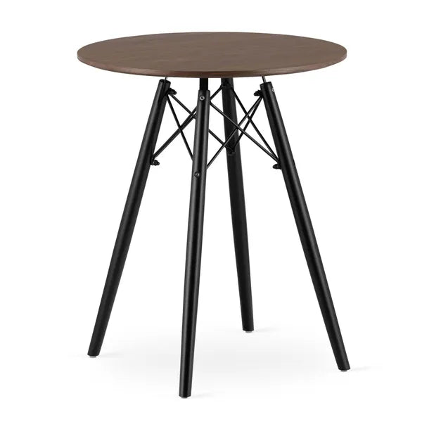 TODI dohányzóasztal, modern skandináv barna, kerek asztallap, 60 cm | model_3577_1-TODI-ETX60