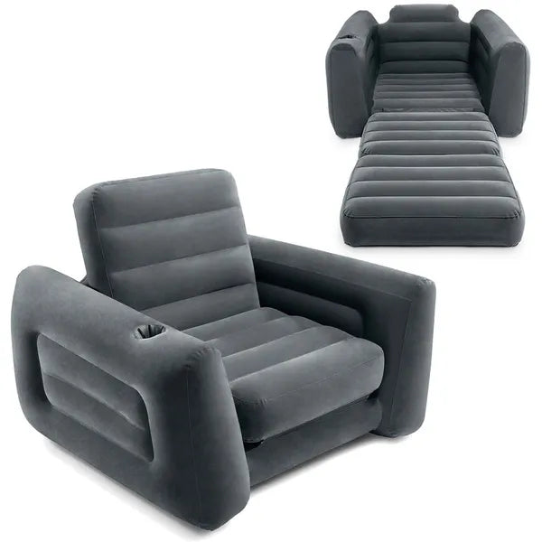 Intex 2 az 1-ben felfújható fotel és matrac, 221×107×66 cm, 100 kg teher