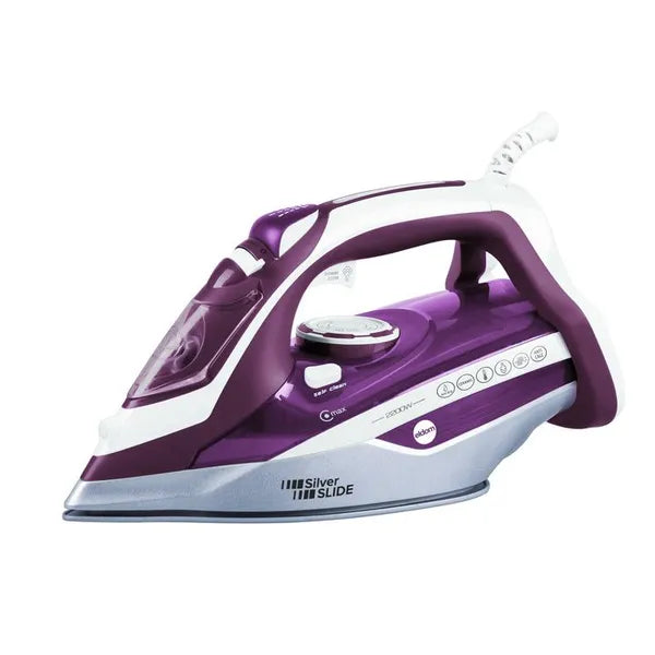 ELDOM DA35F gőzölős vasaló 2200W lila, kerámia talp automatikus kikapcs