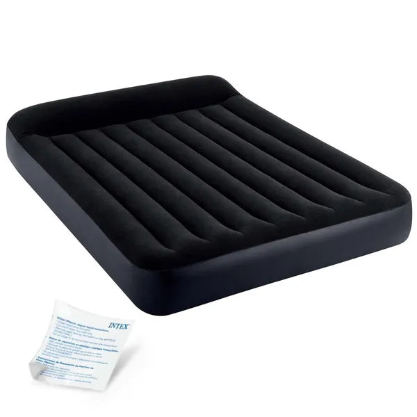 Intex kétszemélyes felfújható matrac 203x152 cm velúr kék