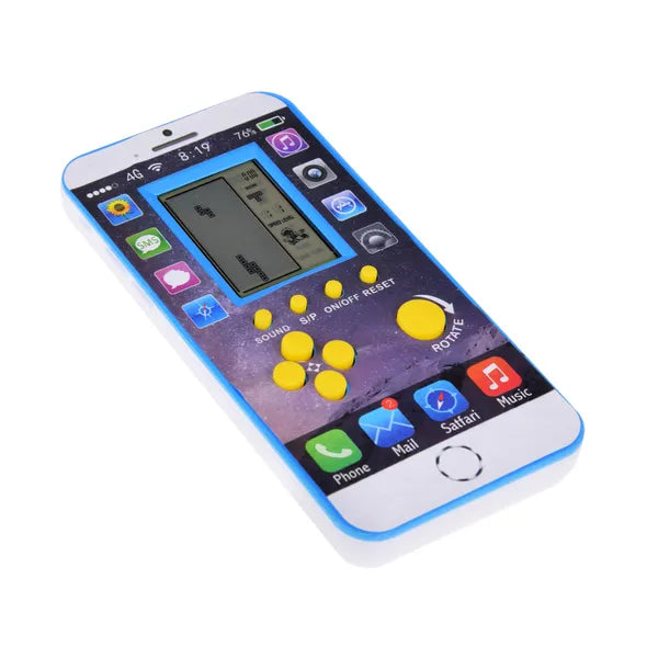Tetris zsebjáték, telefon formájú kézi konzol, 14×6,5×1,5 cm