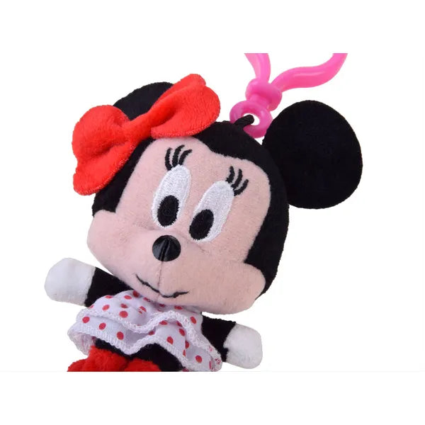 Disney Minnie egér kulcstartó és táskafüggő, 10 cm, műanyag kapoccsal
