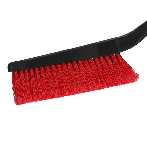 Autós jégkaparó és hókefe, kétoldalas, 62 cm, fekete/piros