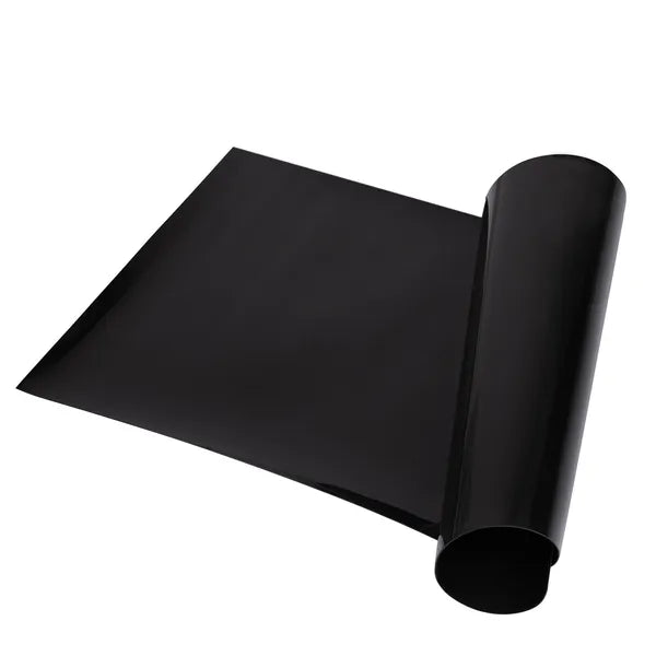 Fekete polipropilén védőszőnyeg 100×70 cm, vízálló 0,5 mm