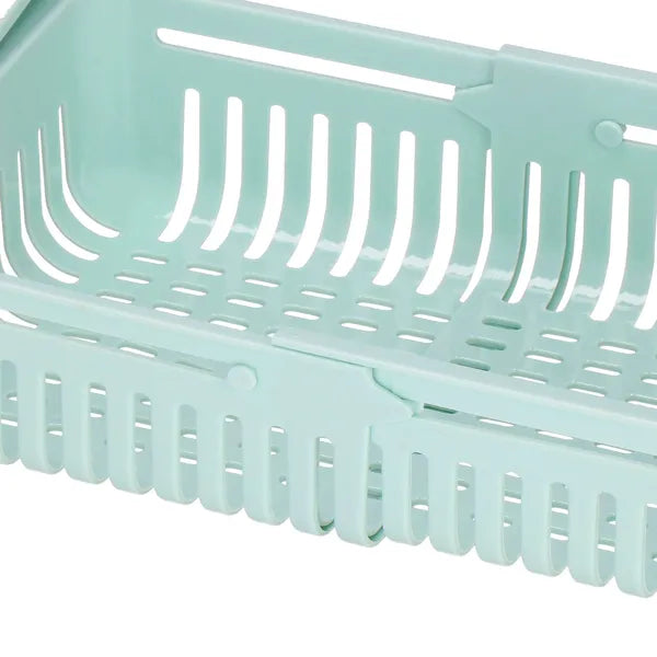 Állítható, menta hűtő fiókrendező 20,5-28,5 cm, PP műanyag