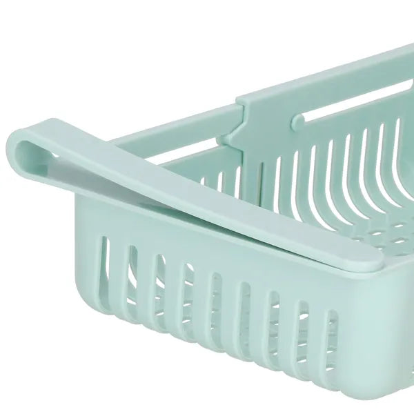 Állítható, menta hűtő fiókrendező 20,5-28,5 cm, PP műanyag