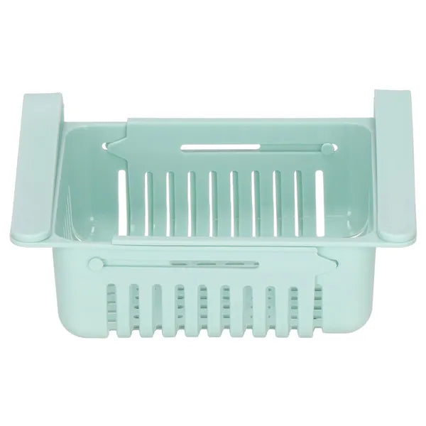 Állítható, menta hűtő fiókrendező 20,5-28,5 cm, PP műanyag