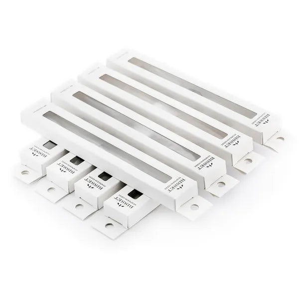 Bisset ezüst acél óraszíj, 12 mm, biztonsági csattal