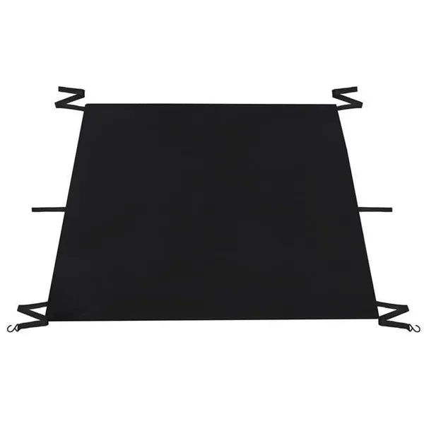 Univerzális fekete szélvédő takaró autóhoz, jég- és napvédelem 130×113×167 cm