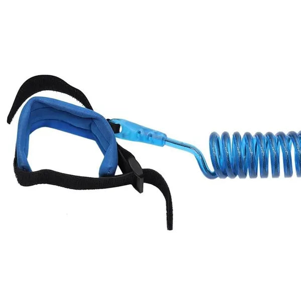 Gyermek biztonsági csuklópánt, kék, állítható 43-165 cm, 11-21 cm csuklókhoz