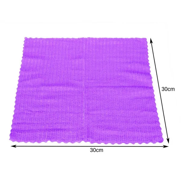 Mikroszálas törlőkendő szett 12 db, 30×30 cm, színes, magas nedvszívás
