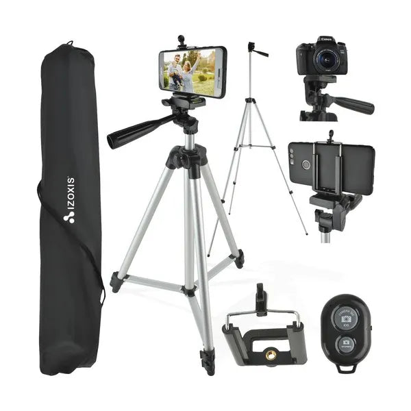 Univerzális alumínium fotó- és telefonállvány 45–133 cm, 1/4”, BT távkioldóval