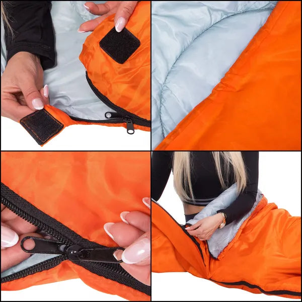 Springos® narancs hálózsák 8-20°c