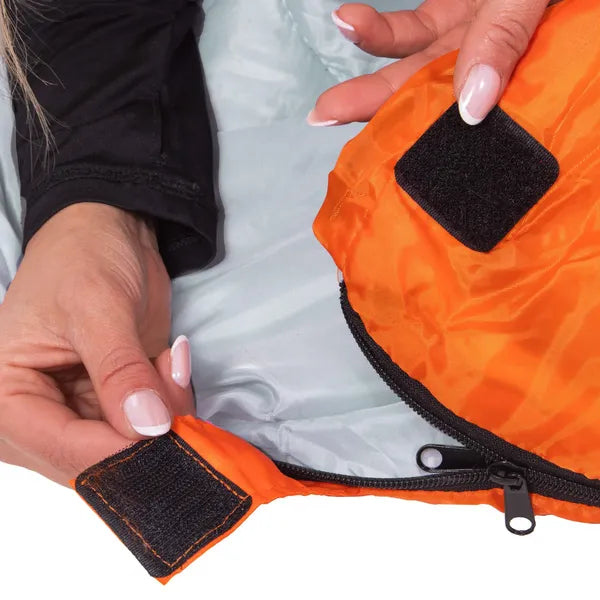 Springos® narancs hálózsák 8-20°c