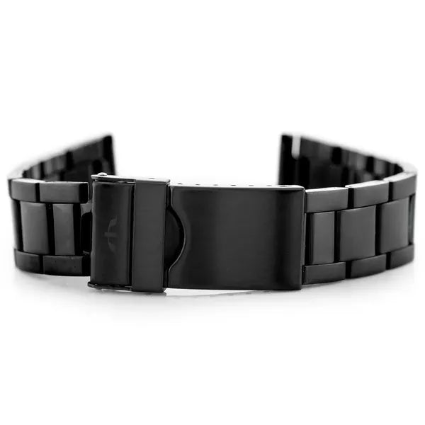 Bisset fekete acél órakarkötő 18 mm (bb014d)
