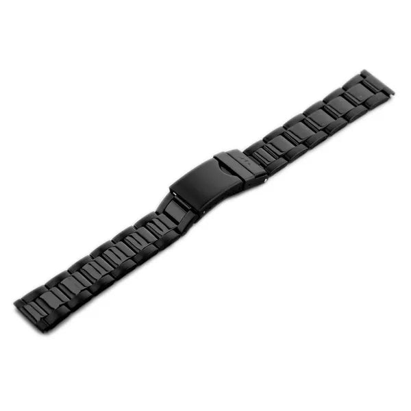 Bisset fekete acél órakarkötő 18 mm (bb014d)