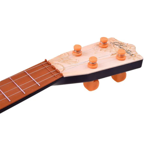 Gyerek játék gitár 54,5 cm – 4 fém húr, műanyag fa hatással
