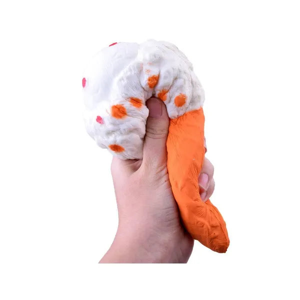 XXL stresszoldó squishy hab fagylalt játéktölcsér, 20 cm, illatos