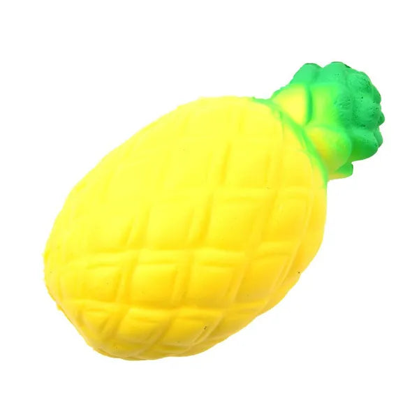 Sárga ananász squishy hab stresszoldó játék, 13×5 cm
