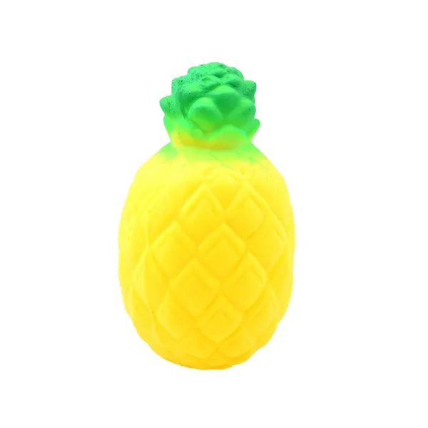 Sárga ananász squishy hab stresszoldó játék, 13×5 cm