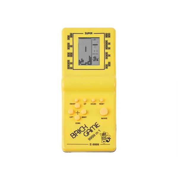 Zsebtetris kézi elektronikus játék, 14×6 cm, 2×AA elem