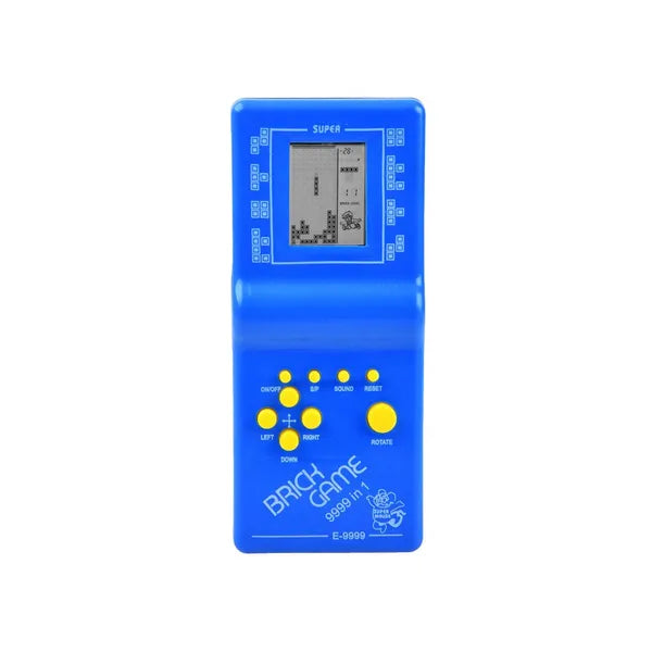 Zsebtetris kézi elektronikus játék, 14×6 cm, 2×AA elem