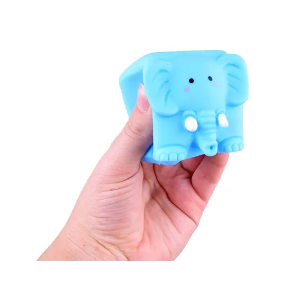 Gumi állatos fürdőjáték készlet, 12 db kocka-figura