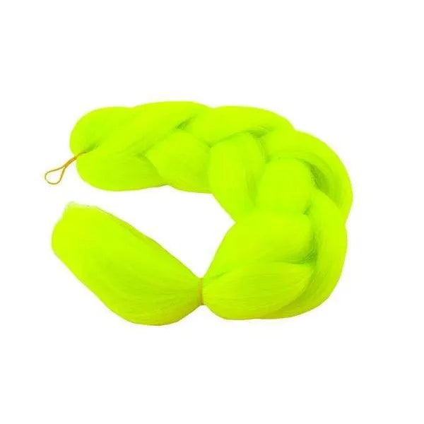 Szintetikus neon hajfonat, 60 cm, hőálló műszál