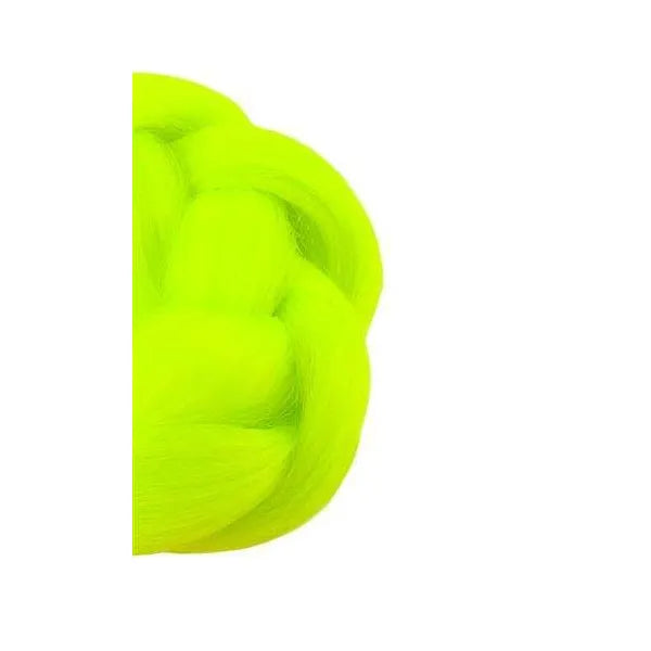 Szintetikus neon hajfonat, 60 cm, hőálló műszál