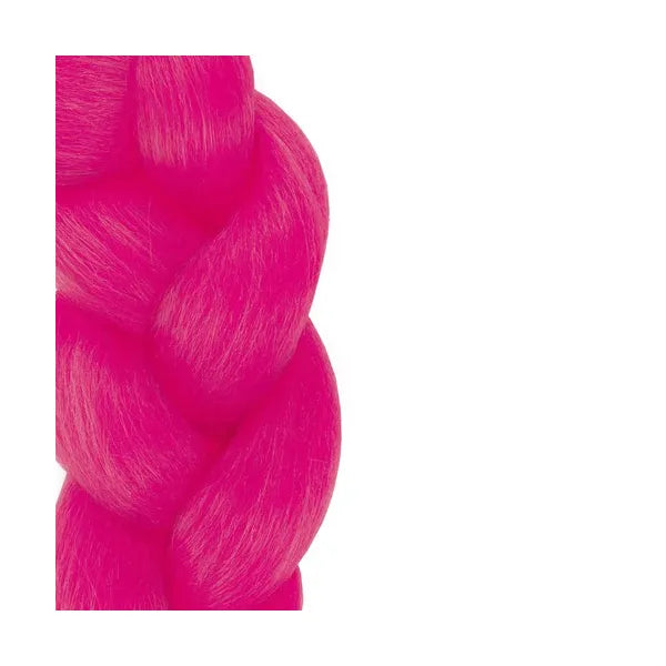 Szintetikus hajfonat 60 cm – sötét rózsaszín, hőálló, UV-védett