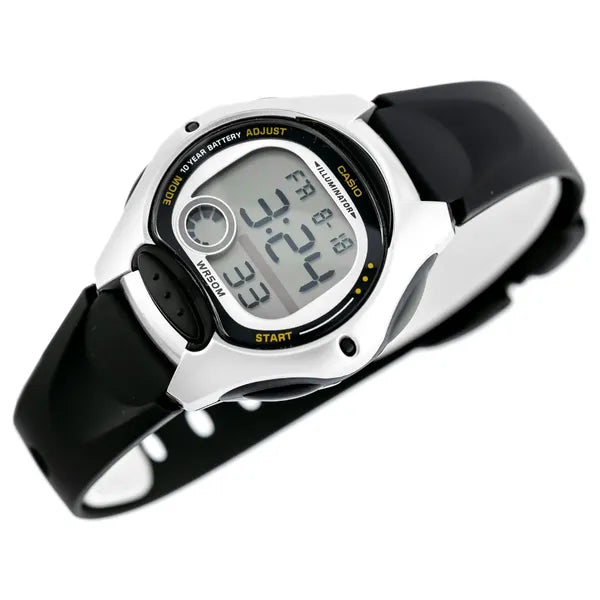 Casio LW-200-1A gyerek digitális karóra WR50 LED fekete