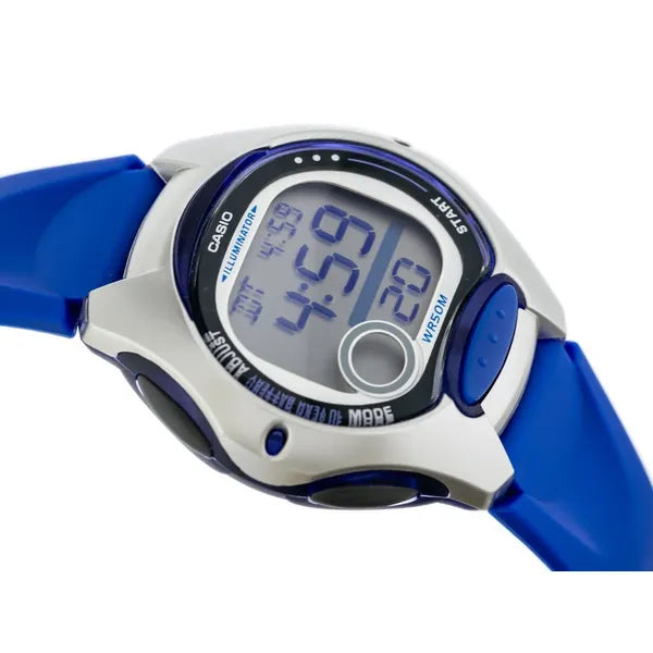 Casio LW-200-2A gyerek digitális karóra WR50 LED quartz kék-fehér