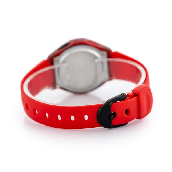 Casio LW-200-4A gyerek digitális karóra, piros szíj, WR50, LED