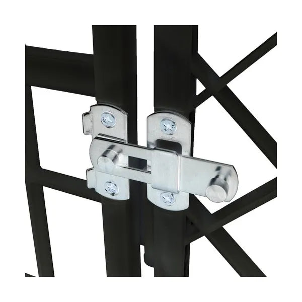 Kisállat kifutó rácsos ketrec, 90×90×60 cm, PP/vas, biztonságos