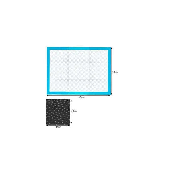Eldobható nedvszívó kutya pelenka 33×45 cm, 100 db + 30 ürülékes zacskó