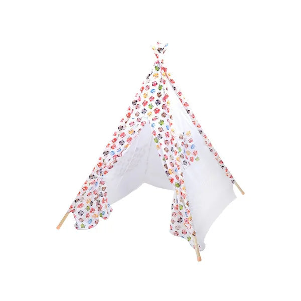 Gyereksátor tipi, vidám bagoly mintával, 145x110 cm