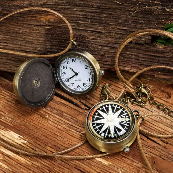 Részvétteljes vintage zsebóra - antik elegancia és modern funkciók