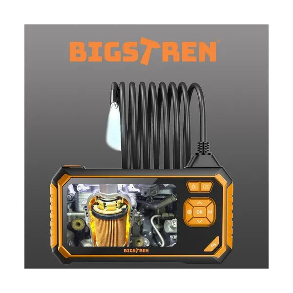 Bigstren 5 m endoszkóp ellenőrző kamera 4,3'' LCD, IP67
