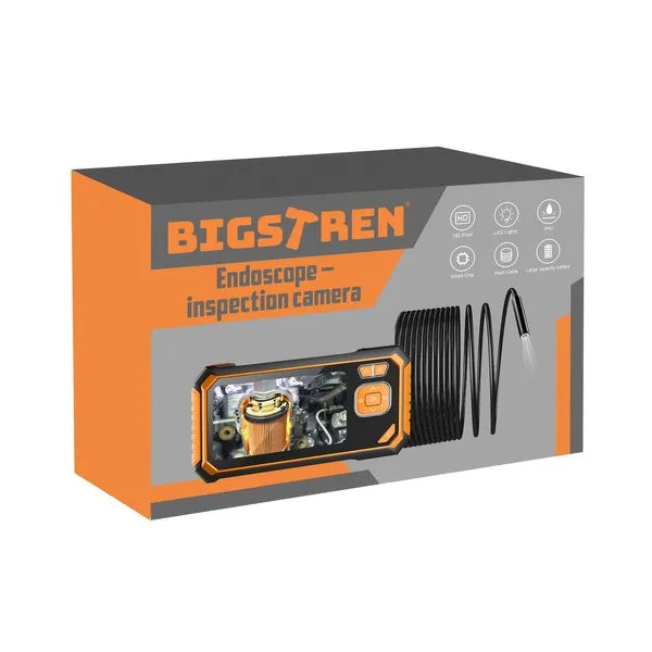 Bigstren 5 m endoszkóp ellenőrző kamera 4,3'' LCD, IP67