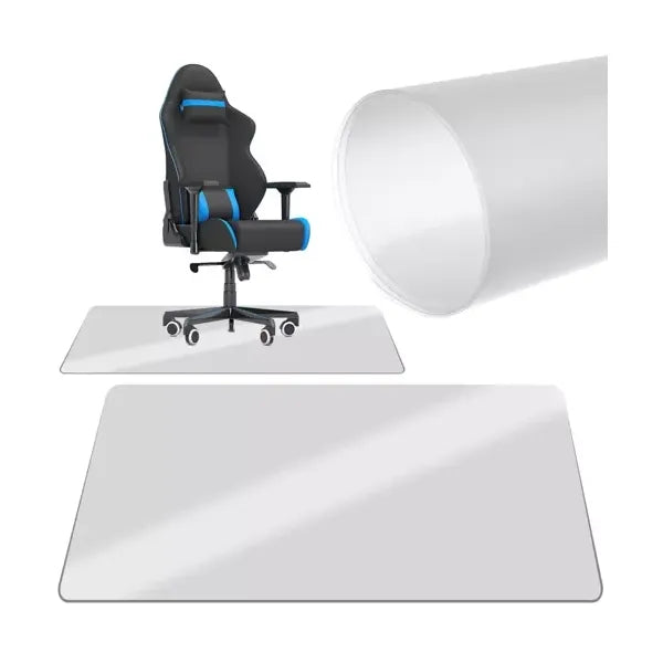Félátlátszó székalátét padlóvédő szőnyeg 90×130 cm, PP, 0,5 mm