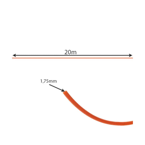 PLA 3D nyomtató színes filament szett, 20×20 m, 1.75 mm, 20 szín