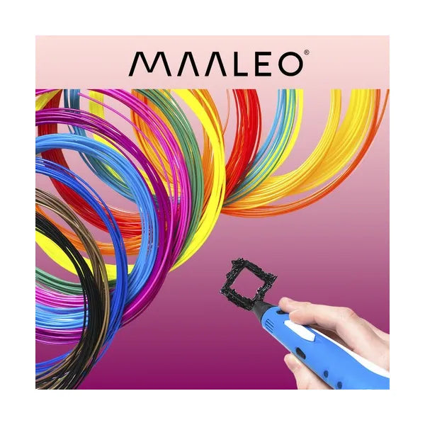 PLA 3D nyomtató színes filament szett, 20×20 m, 1.75 mm, 20 szín