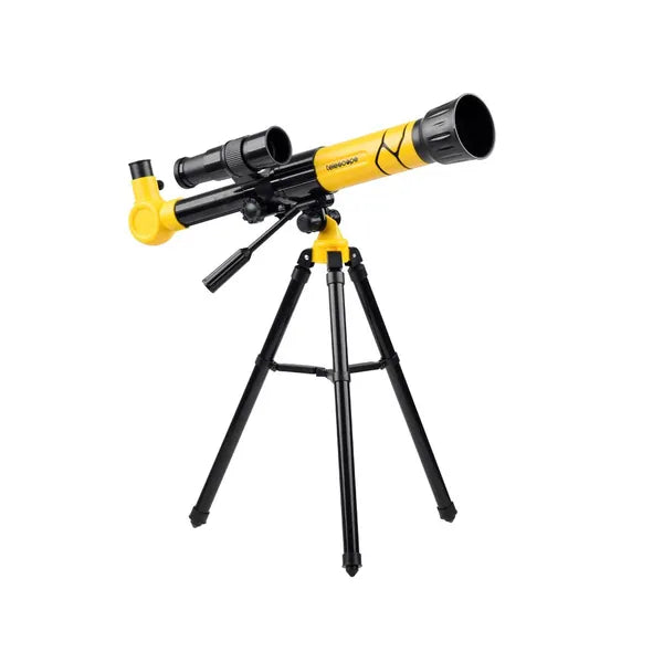 Gyerek teleszkóp 65 mm objektívvel, 20x/30x/40x nagyítás, állvánnyal