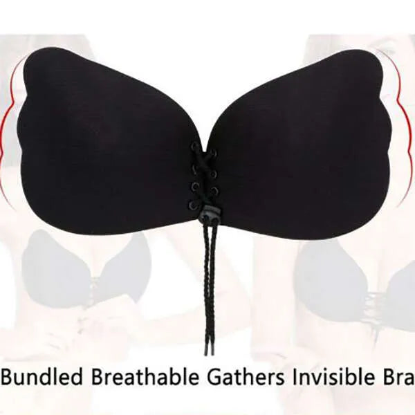 Vivienne pánt nélküli push-up melltartó - bézs, c36/80