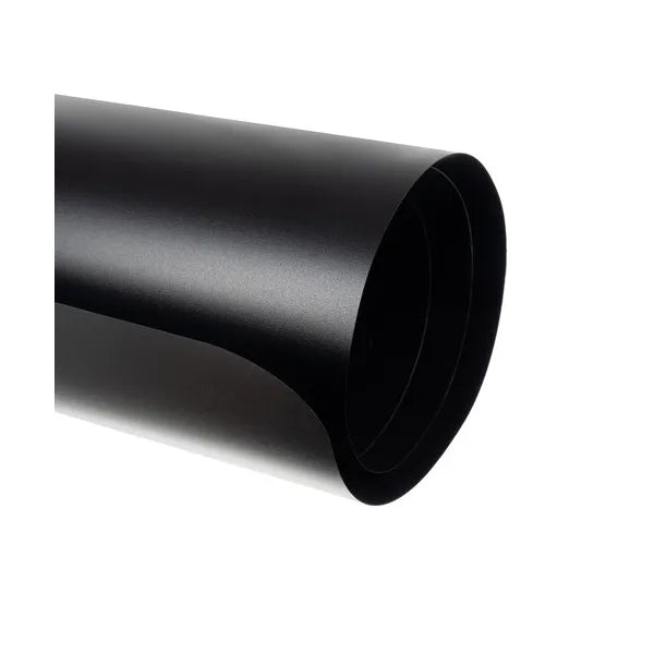 Fekete polipropilén székalátét padlóvédelemhez 130×90 cm, 0,5 mm