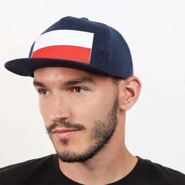 Hazafias kék baseball sapka