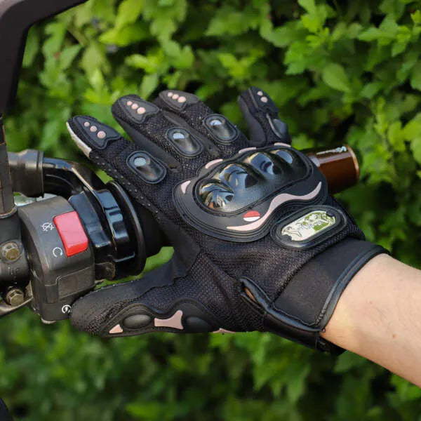 Ducket motoros kesztyűk - xl, fekete, érintőképernyős